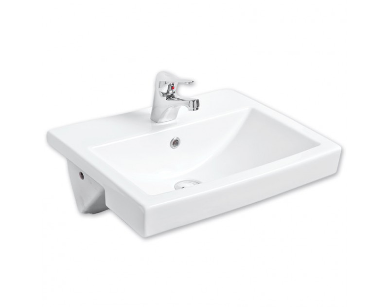 YARIM TEZGAH ÜSTÜ LAVABO (43X55)