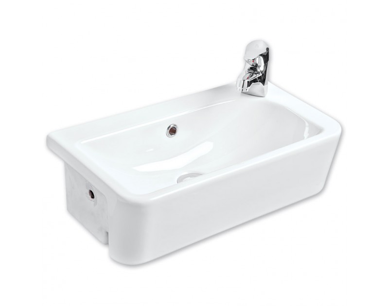 YARIM TEZGAH ÜSTÜ LAVABO (30X54)