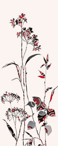 Sentez Anemon Beyaz Dekor 20x50