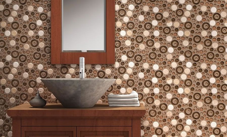 Glass & Stone Mix Circle